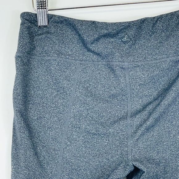 Prana Heather Grey‎ Calf Compression Cropped Pull On Leggings Womens Medium - Picture 6 of 8
